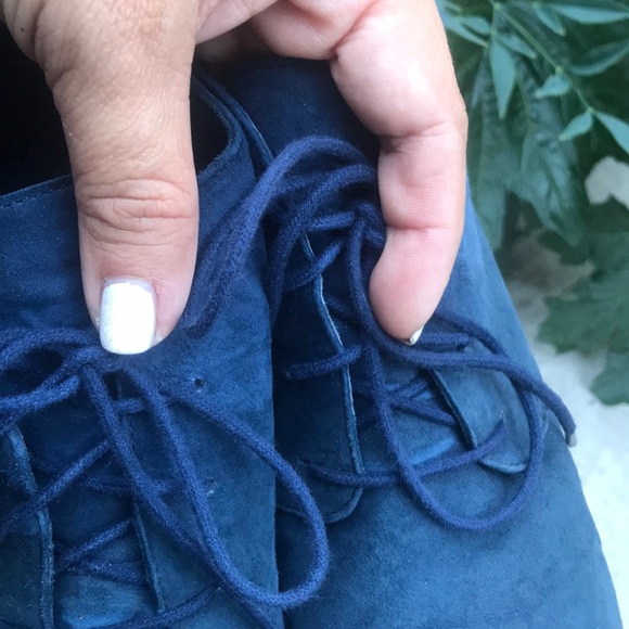 Vionic Blue Suede Shoes - Picture 7 of 7